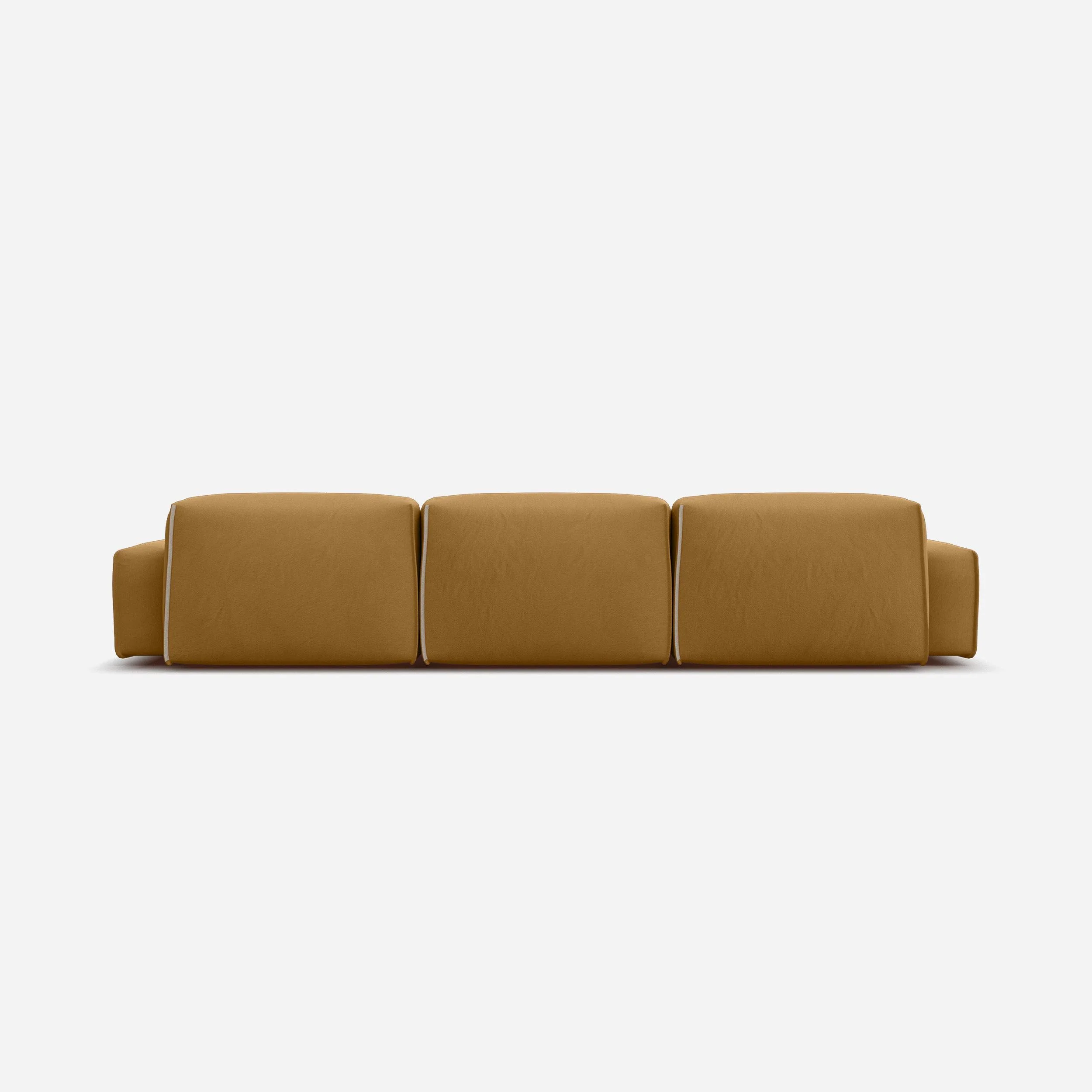 Float 5 Seater Sofa | Ochre Cotton - Image 5