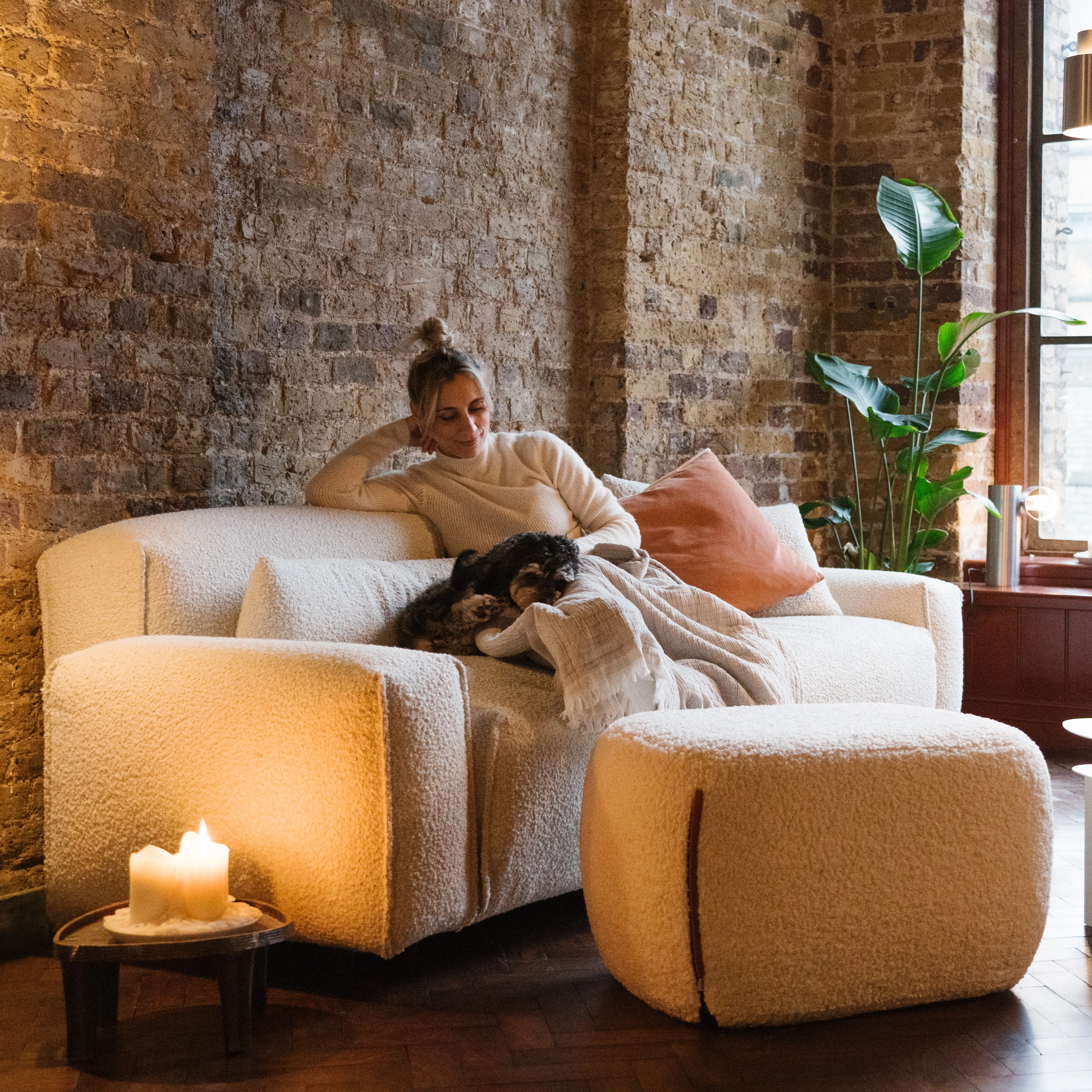 Float 5 Seater Sofa | Ochre Cotton - Image 6