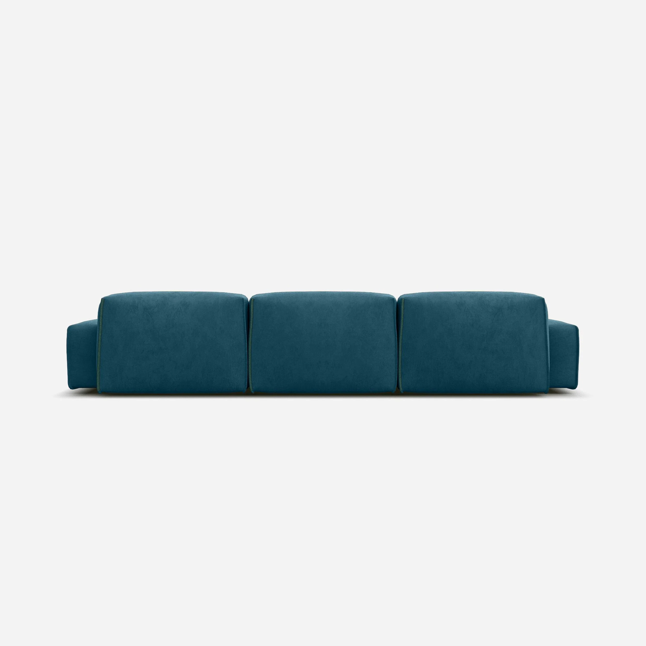 Float 5 Seater Sofa | Teal Velvet - Image 5