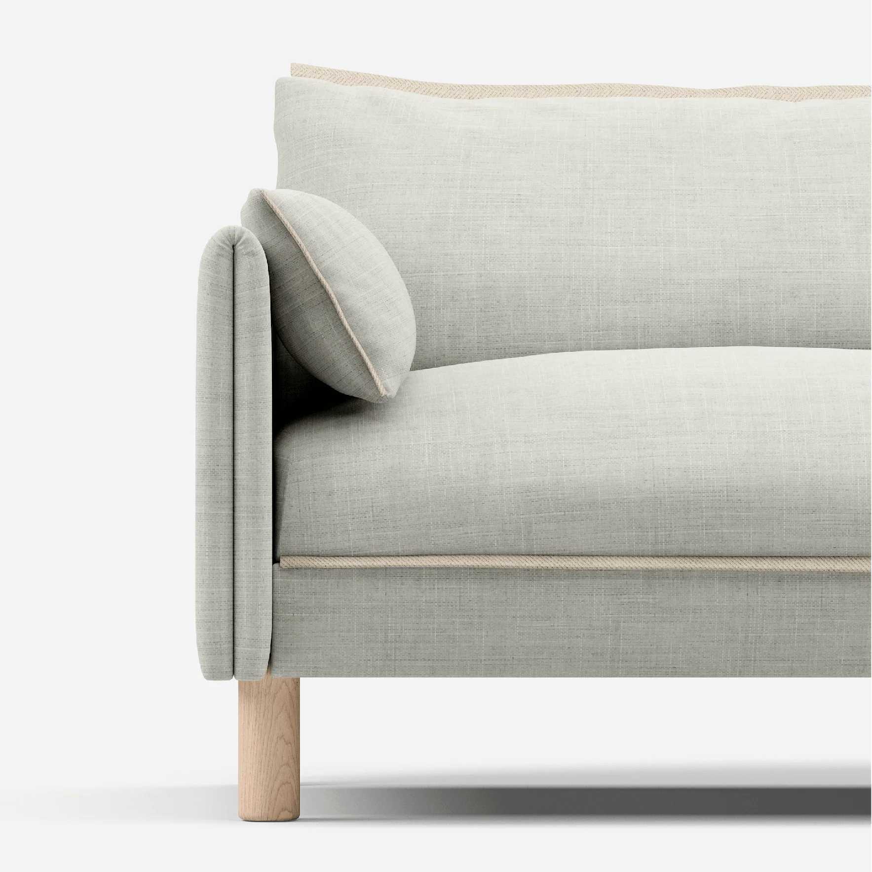 Side Cushions | Ecru Weave - Image 3